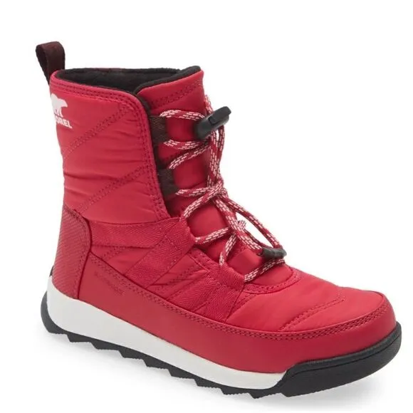 SOREL Whitney II Short Waterproof Insulated Boot, Toddler Size 10, Red, NWT